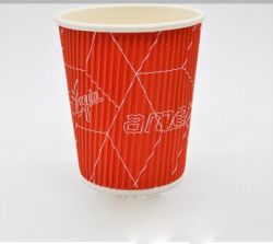 Wholesale Ripple wall paper cups, hot drinking ripple wall paper cups